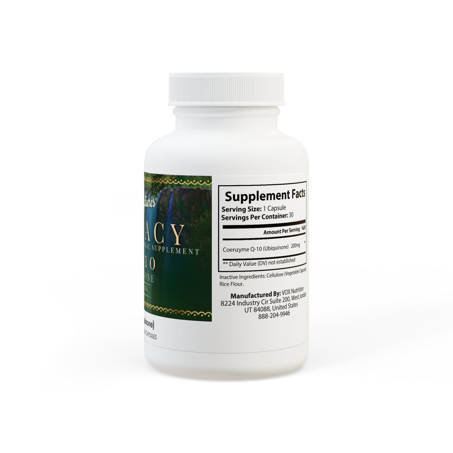 CoQ10 Ubiquinone Supplement (30 Capsules)